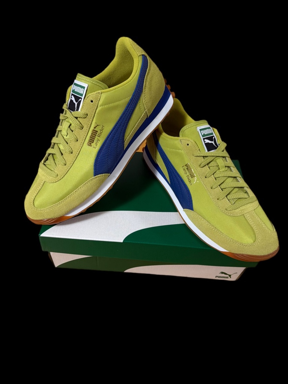 Puma EASY RIDER VINTAGE sea kelp/vivid blue Men's Sneakers Men’s size 11 *NEW*